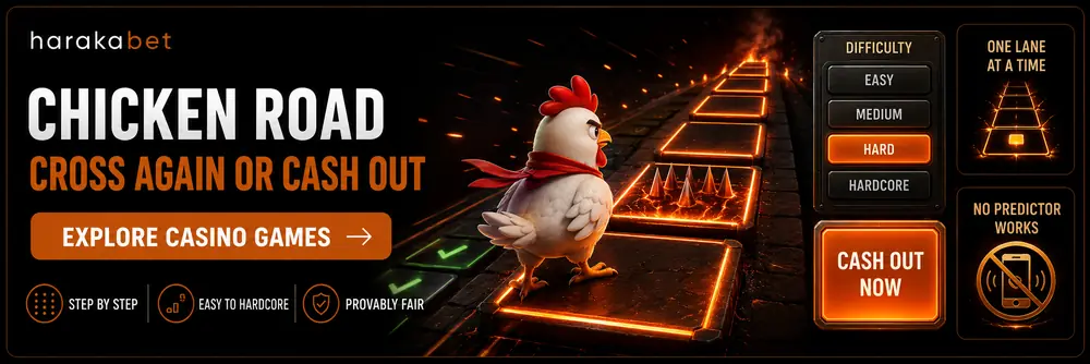Chicken Road game screenshot showing the chicken crossing lanes for multipliers